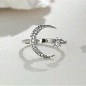 Celestial cuff ring
